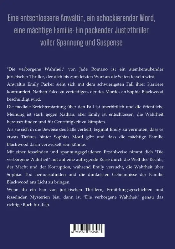 Rückseite: 9783384236586 | Die verborgene Wahrheit | Jade Romano | Taschenbuch | Paperback | 2024