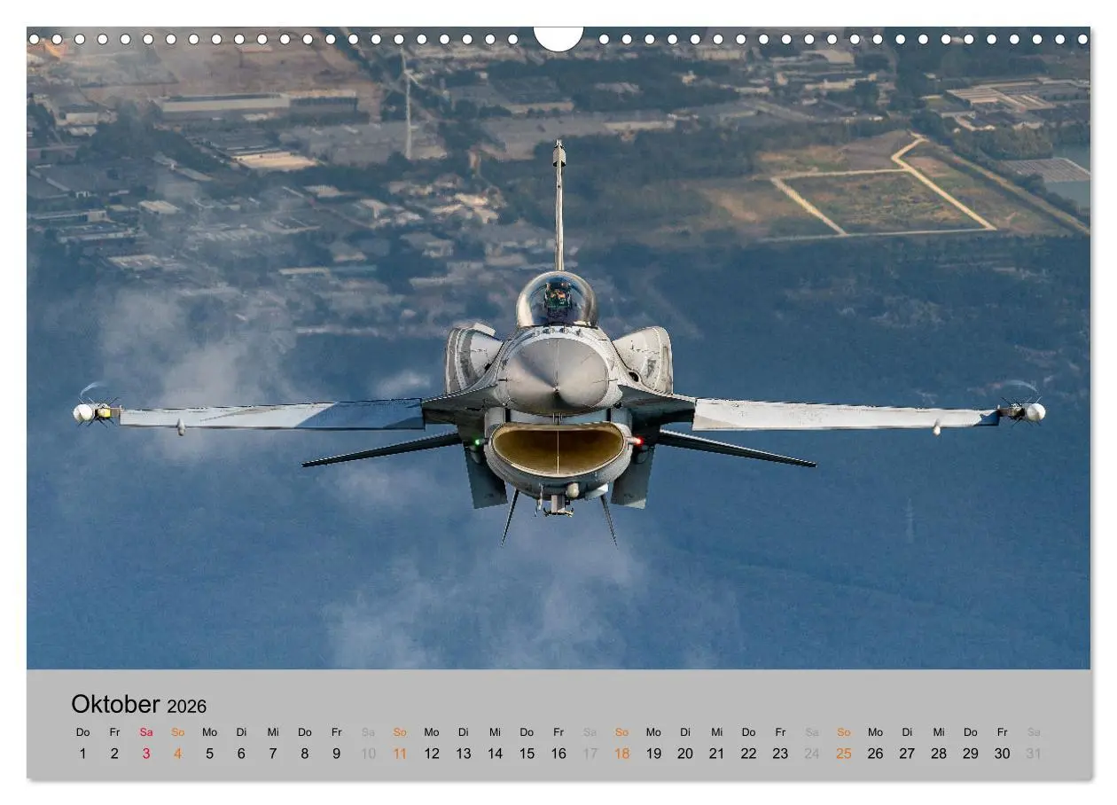 Bild: 9783457596586 | Kampfjet F-16 The Fighting Falcon (Wandkalender 2026 DIN A3 quer),...