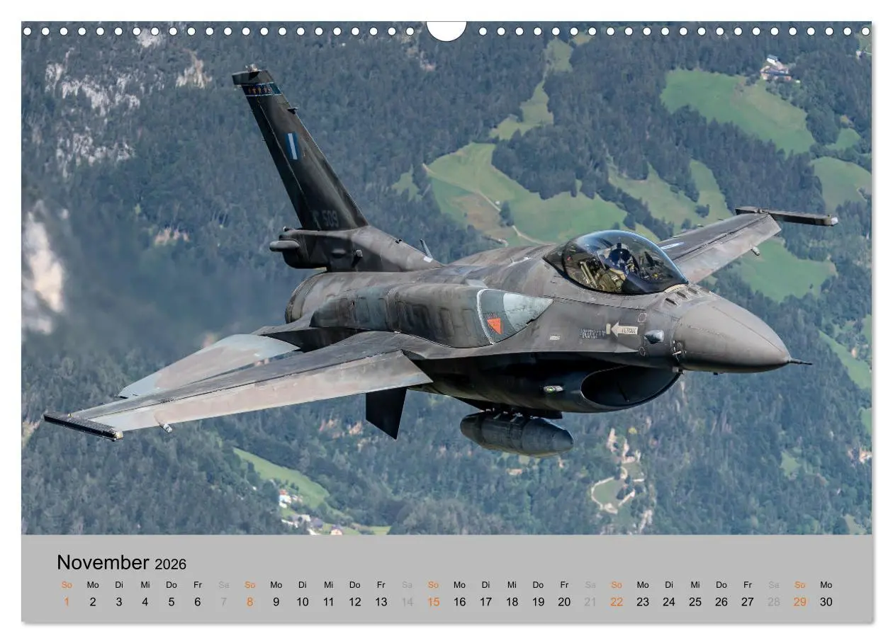 Bild: 9783457596586 | Kampfjet F-16 The Fighting Falcon (Wandkalender 2026 DIN A3 quer),...