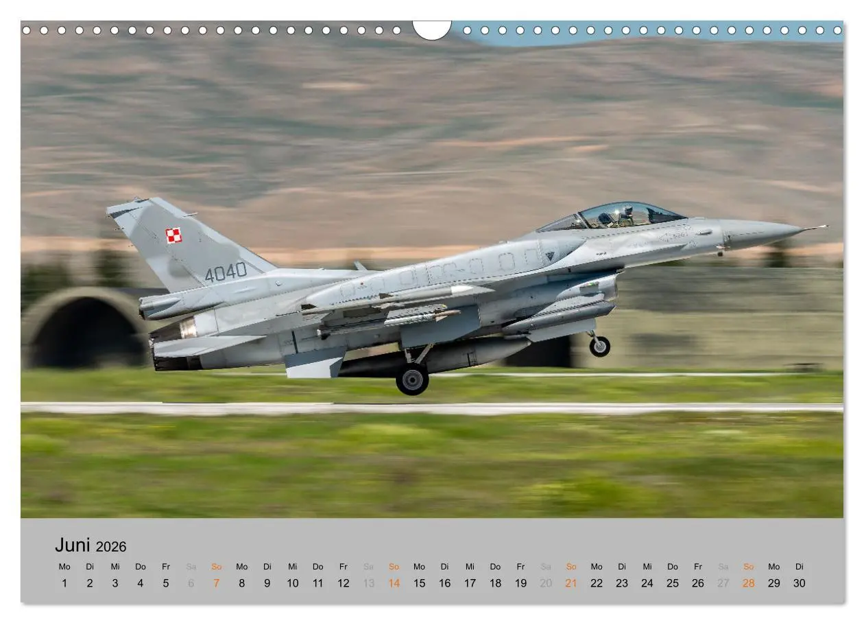 Bild: 9783457596586 | Kampfjet F-16 The Fighting Falcon (Wandkalender 2026 DIN A3 quer),...