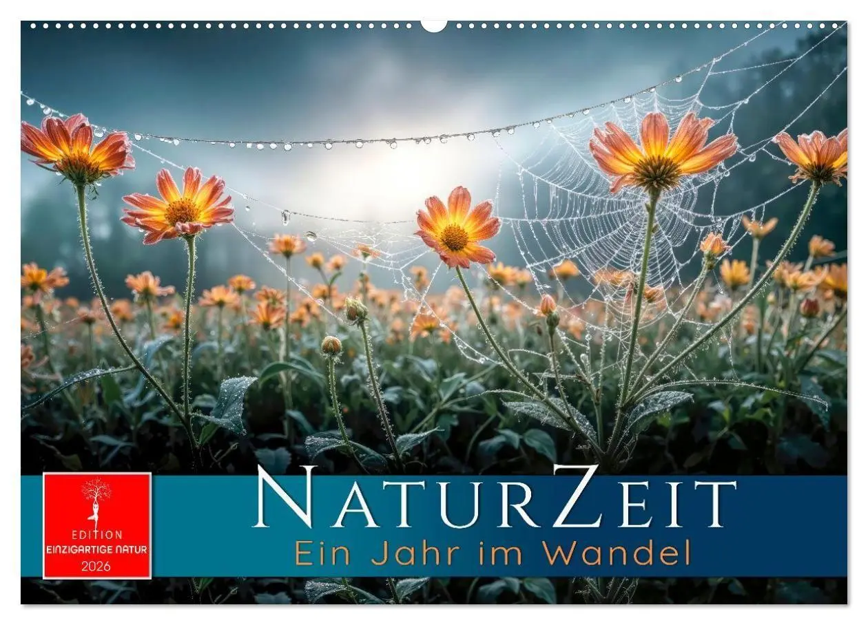 Cover: 9783516686586 | Naturzeit - Ein Jahr im Wandel (Wandkalender 2026 DIN A2 quer),...