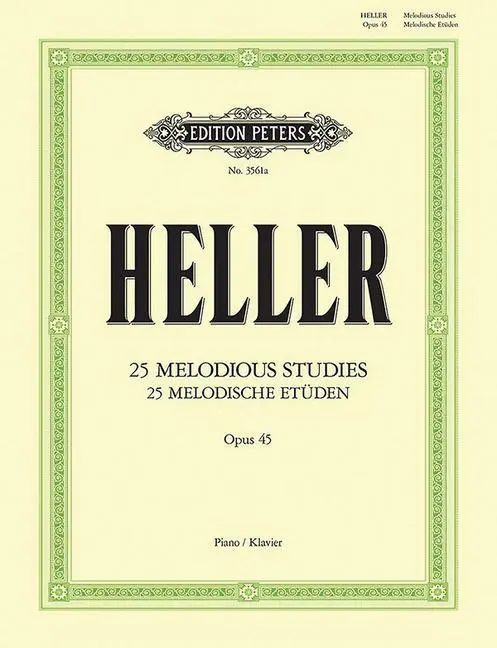 Cover: 9790014016586 | 25 Melodious Studies Op. 45 for Piano | Stephen Heller (u. a.) | Buch
