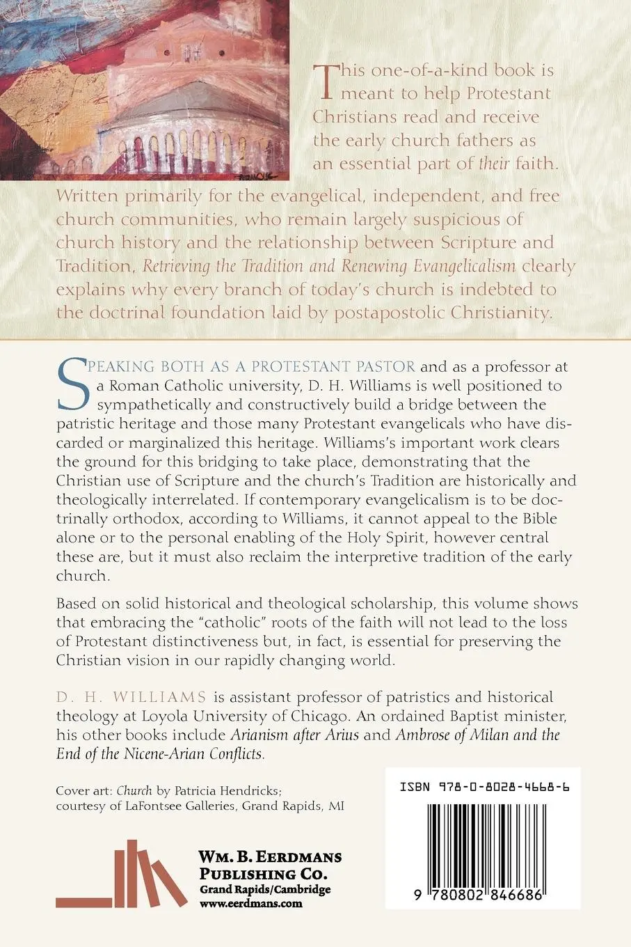 Rückseite: 9780802846686 | Retrieving the Tradition and Renewing Evangelicalism | D. H. Williams