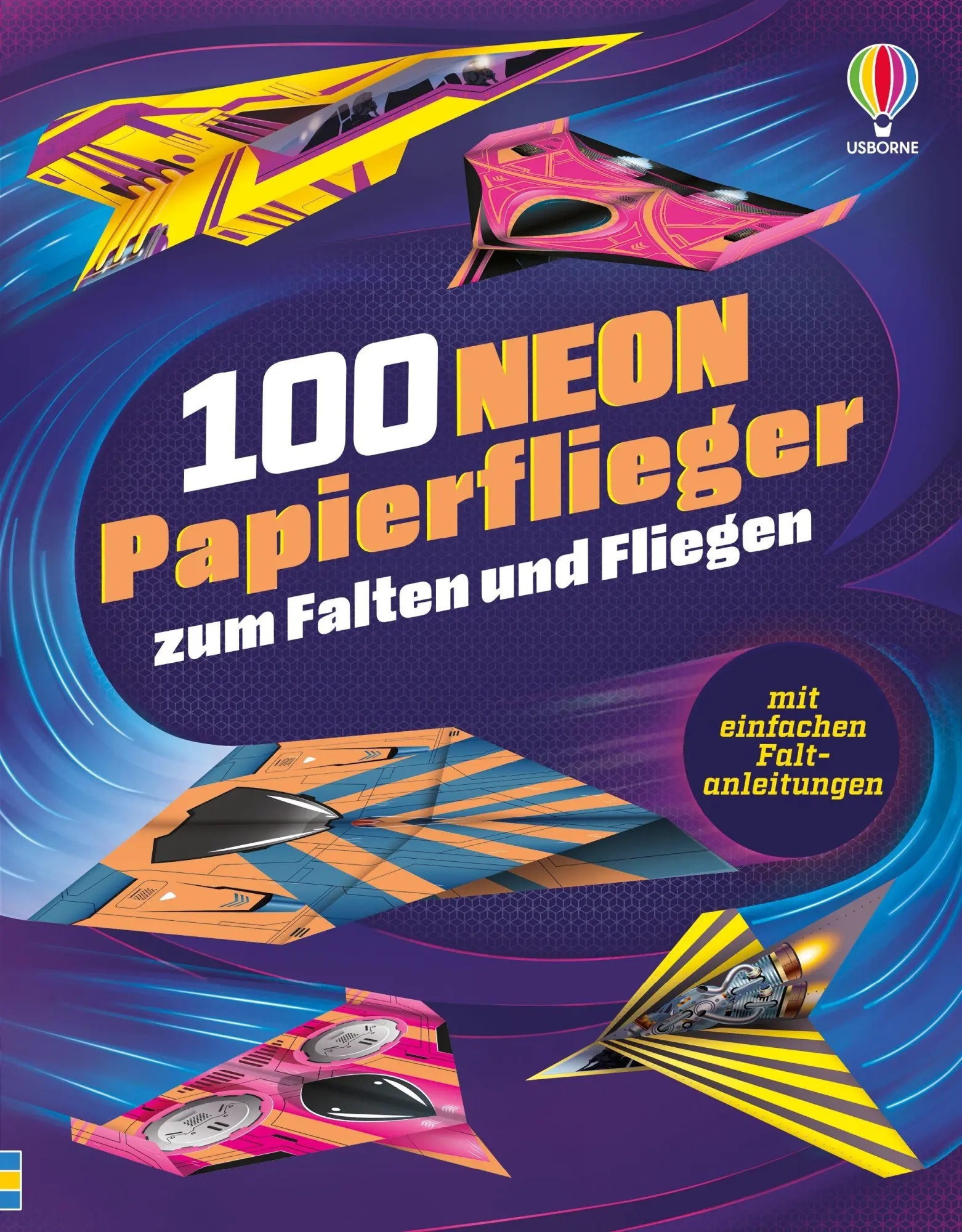 Cover: 9781035706686 | 100 NEON-Papierflieger zum Falten und Fliegen | Abigail Wheatley