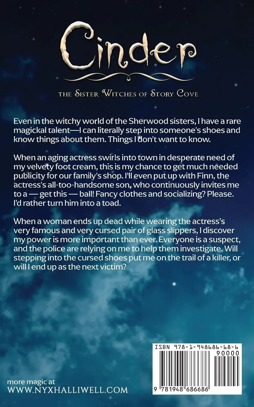 Rückseite: 9781948686686 | Cinder, Sister Witches of Story Cove Spellbinding Cozy Mystery...