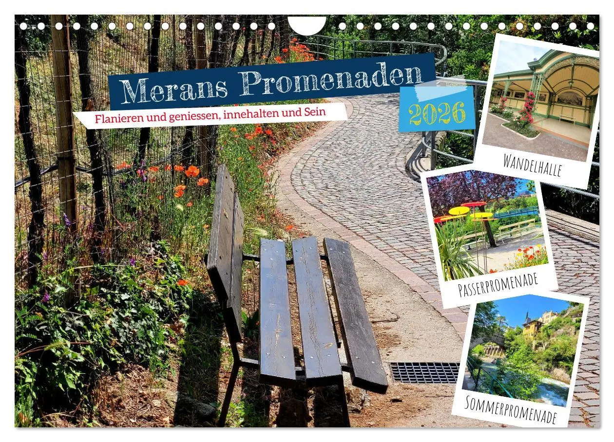 Cover: 9783457586686 | Merans Promenaden - Flanieren und geniessen, innehalten und Sein...