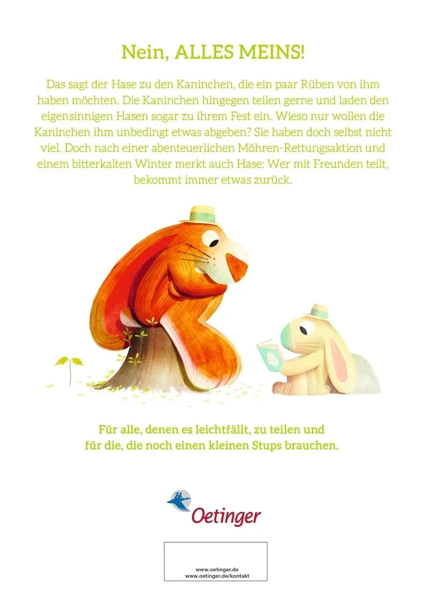 Rückseite: 9783751206686 | Meins! Der Hase, der nicht teilen wollte | Steve Small | Buch | 32 S.