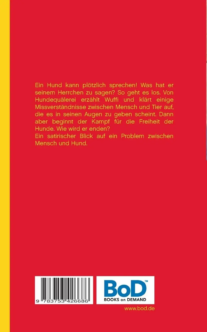 Rückseite: 9783753426686 | Hundequälerei | Eine tierische Satire | Christoph-Maria Liegener