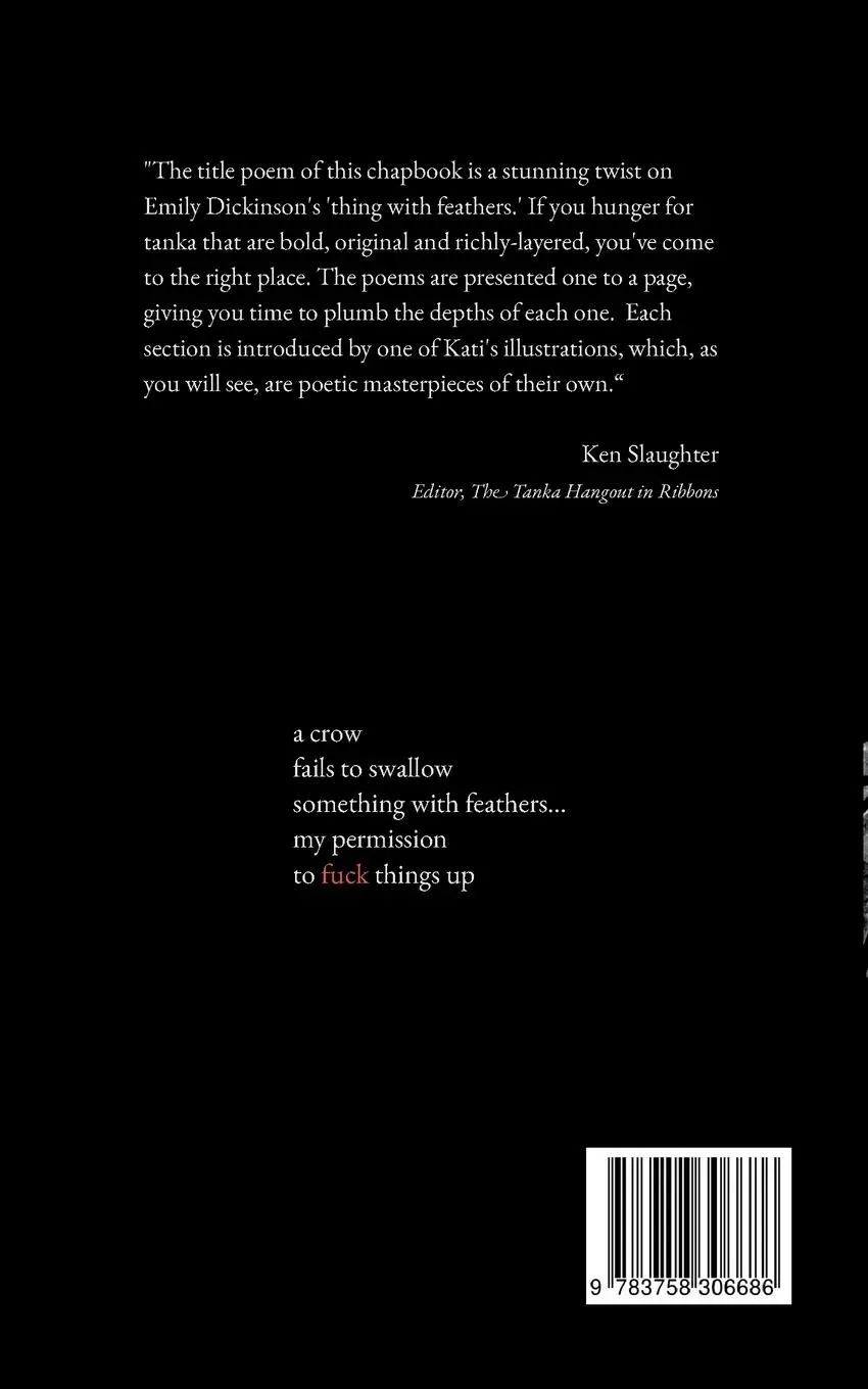 Rückseite: 9783758306686 | something with feathers | tanka | Kati Mohr | Taschenbuch | Paperback