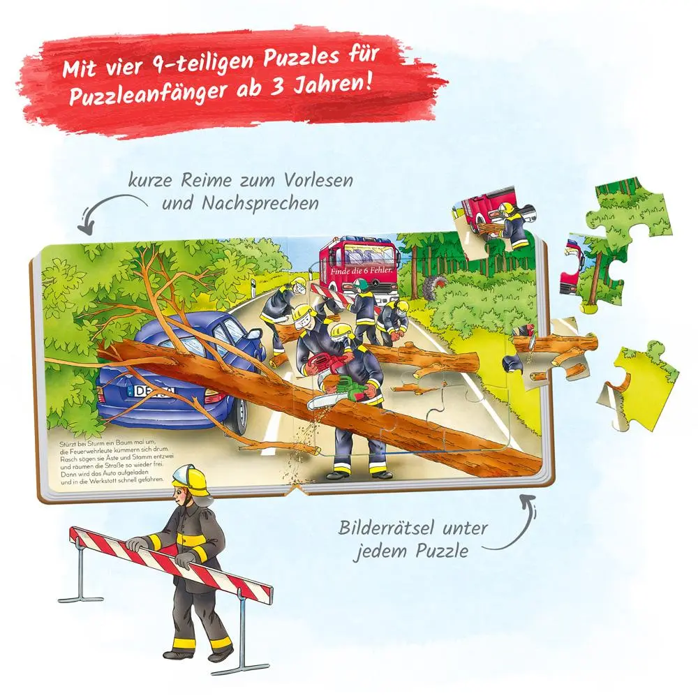 Bild: 9783965526686 | Trötsch Pappenbuch Puzzlebuch Feuerwehr | Trötsch Verlag GmbH &amp; Co. KG