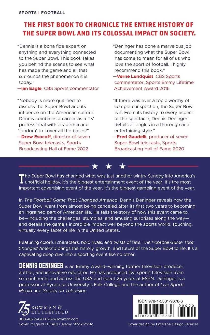 Rückseite: 9781538196786 | The Football Game That Changed America | Dennis Deninger | Buch | 2024
