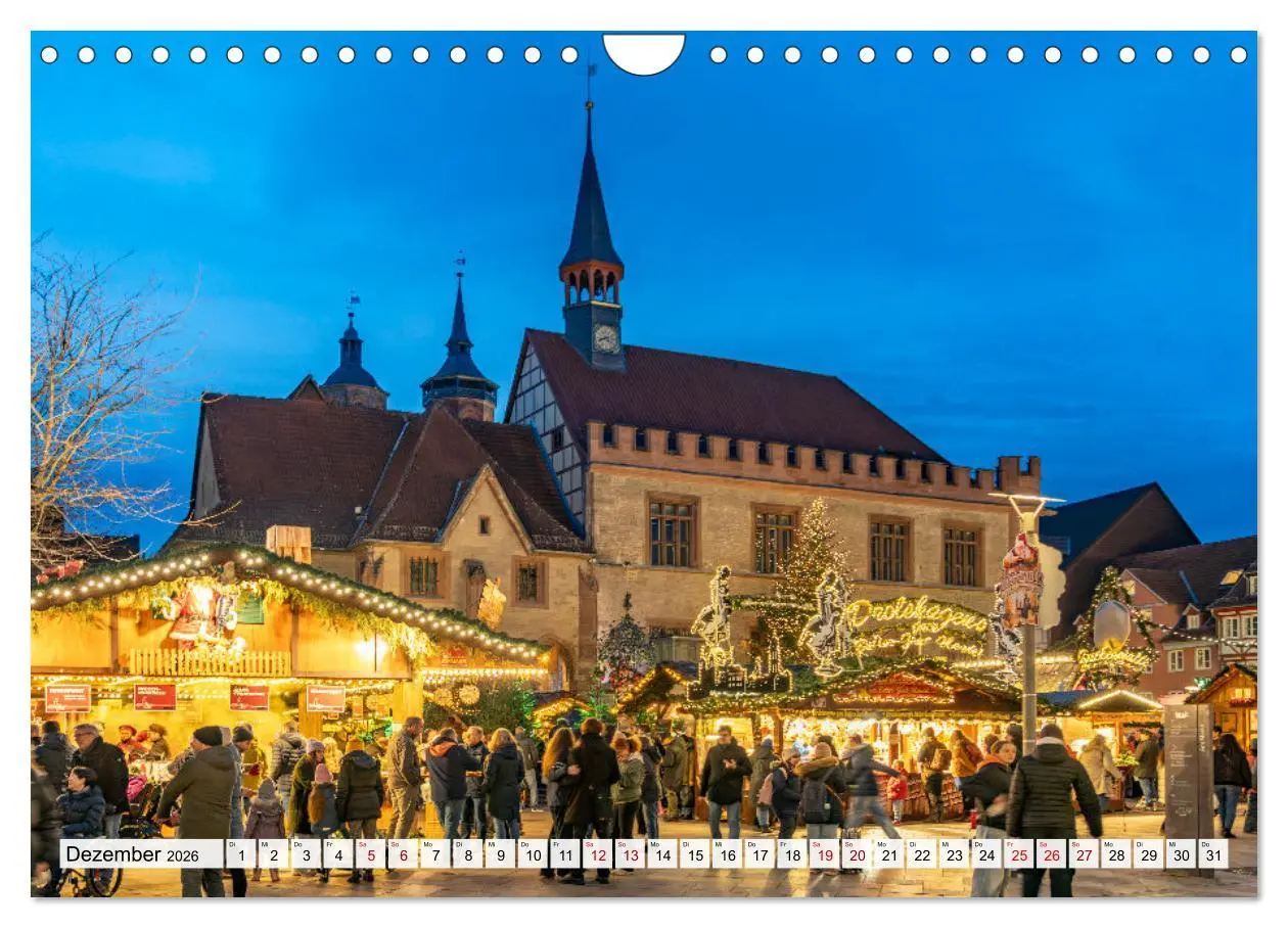 Bild: 9783457266786 | Niedersachsen - Göttingen (Wandkalender 2026 DIN A4 quer), CALVENDO...