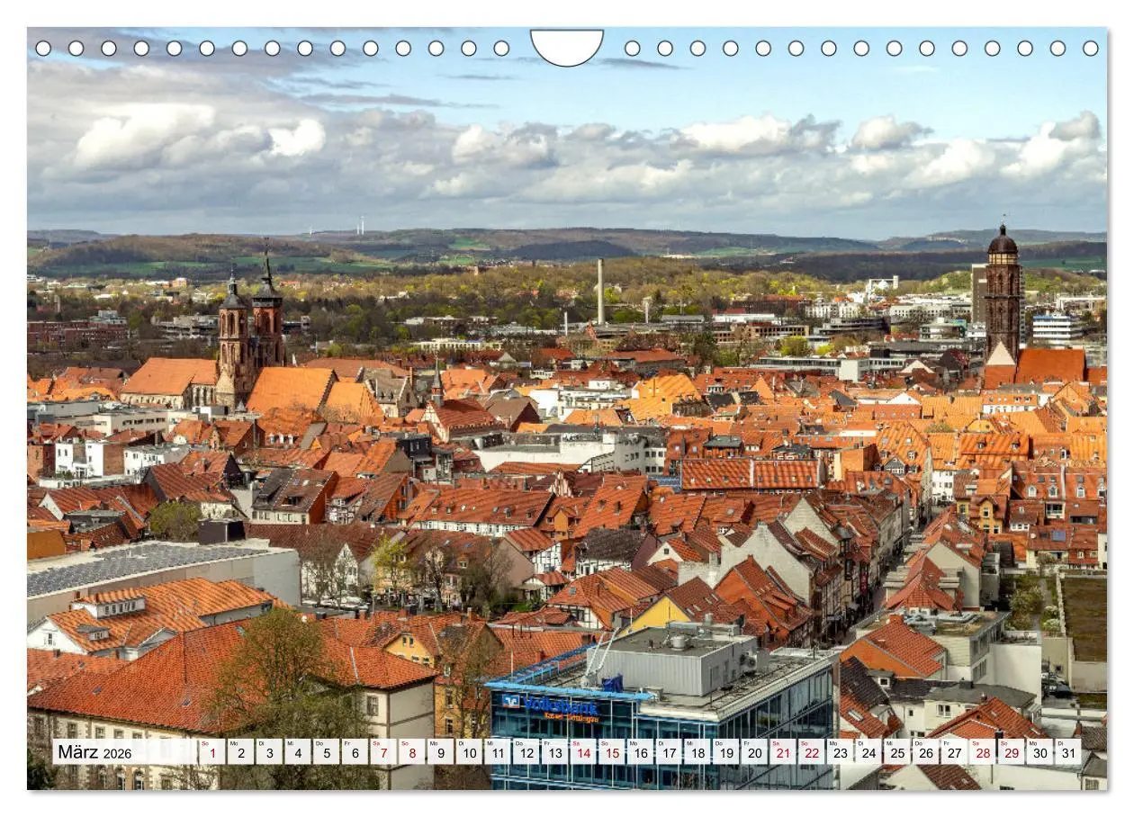 Bild: 9783457266786 | Niedersachsen - Göttingen (Wandkalender 2026 DIN A4 quer), CALVENDO...