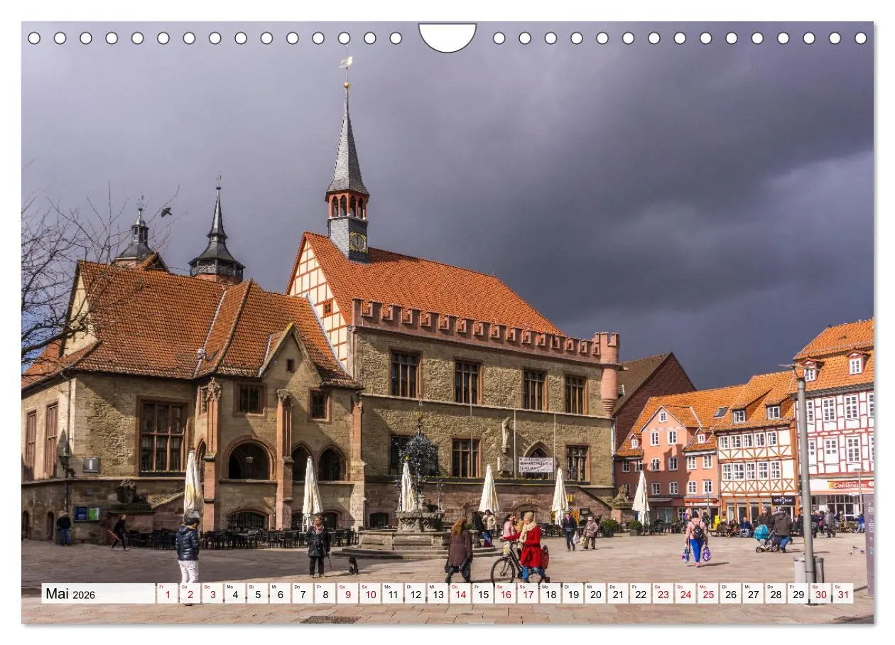 Bild: 9783457266786 | Niedersachsen - Göttingen (Wandkalender 2026 DIN A4 quer), CALVENDO...