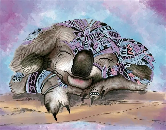 Bild: 4895225926886 | DIAMOND DOTZ - Diamond Painting Koala Traum | Kit (Bastelset) | 2025
