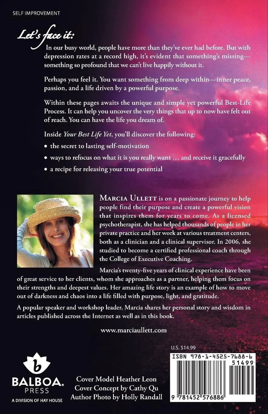 Rückseite: 9781452576886 | Your Best Life Yet | A Journey of Purpose and Passion | Cpc | Buch