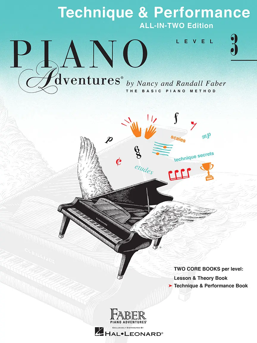 Cover: 9781616776886 | Faber Piano Adventures: Level 3 | Technique &amp; Performance, Incl CD