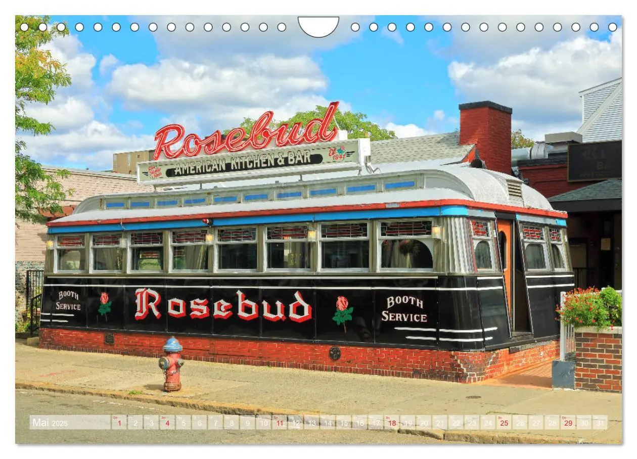 Bild: 9783435166886 | American Diner - es gibt sie noch (Wandkalender 2025 DIN A4 quer),...