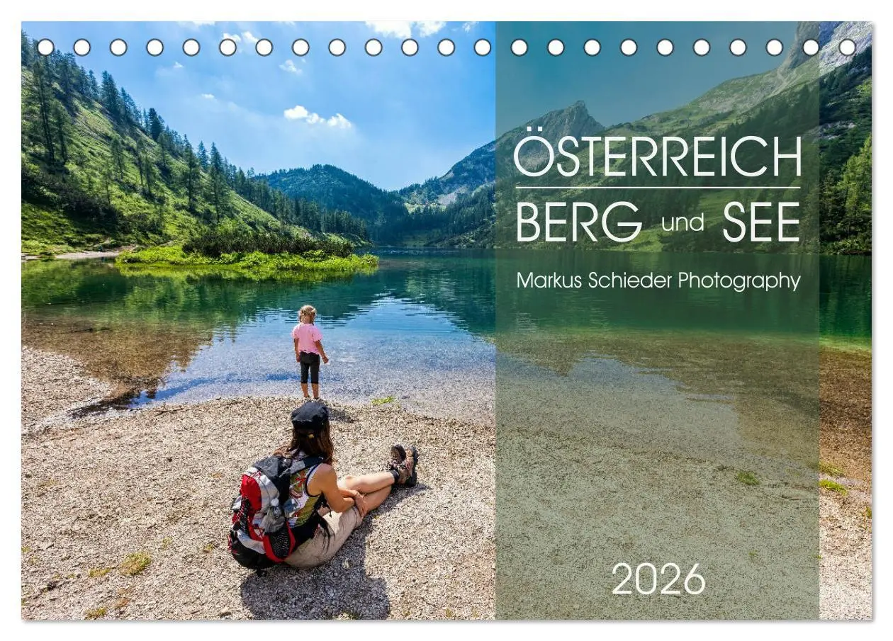 Cover: 9783457876886 | Österreich Berg und See (Tischkalender 2026 DIN A5 quer), CALVENDO...