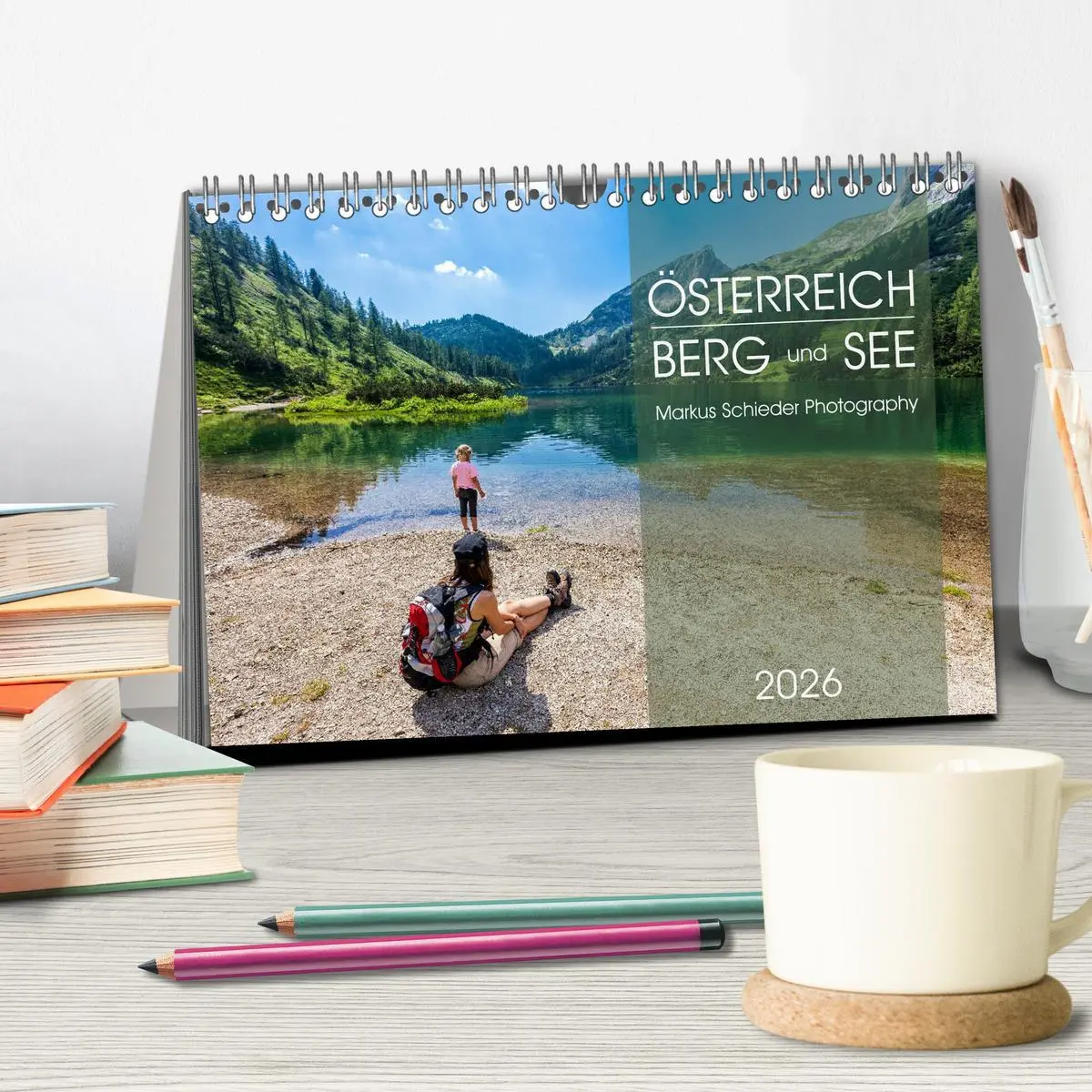 Bild: 9783457876886 | Österreich Berg und See (Tischkalender 2026 DIN A5 quer), CALVENDO...