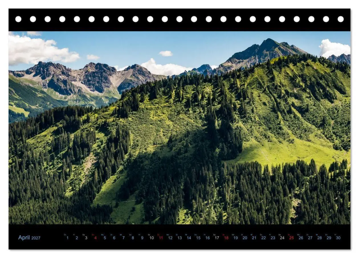 Bild: 9783594016886 | Region Oberstdorf - Kleinwalsertal und Nebelhorn (Tischkalender...