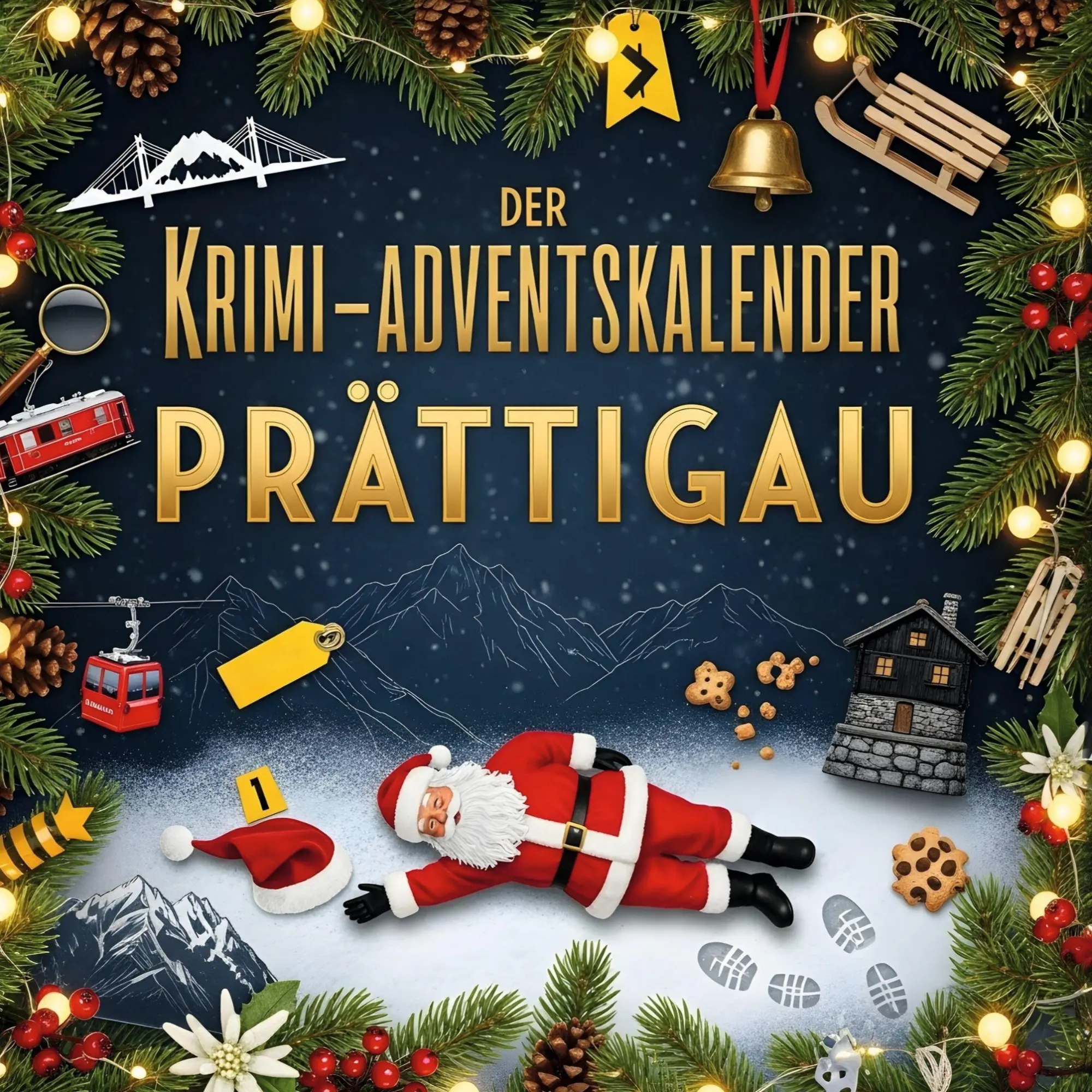 Cover: 9783695306886 | Der Krimi-Adventskalender Prättigau | Mordsverdächtig in 24 Akten
