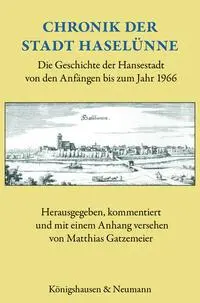 Cover: 9783826076886 | Chronik der Stadt Haselünne | Matthias Gatzemeier | Buch | 450 S.