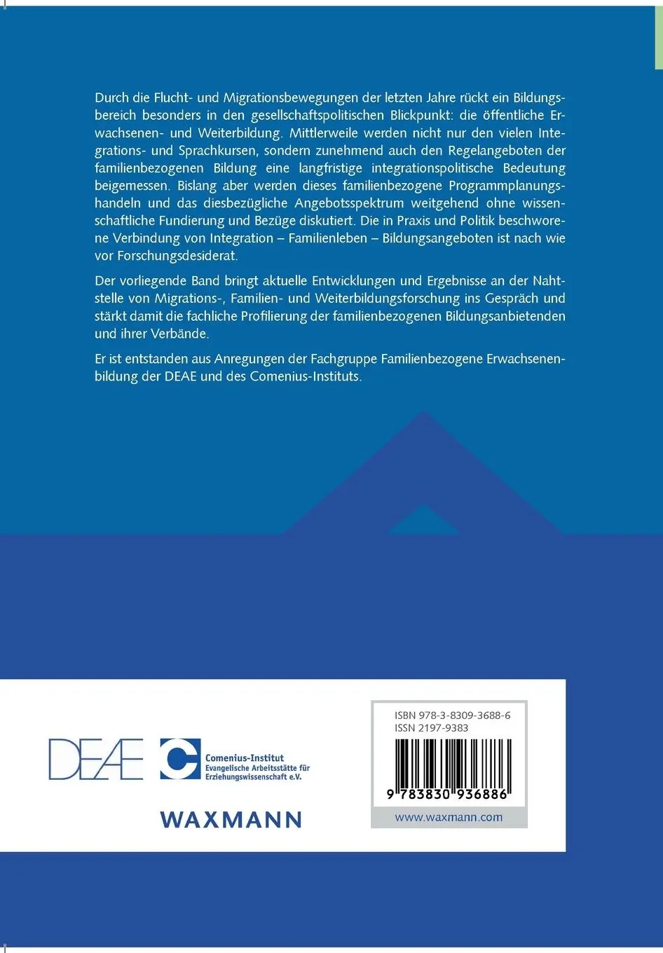 Rückseite: 9783830936886 | Familienbildung in der Migrationsgesellschaft | Thomas Geisen (u. a.)