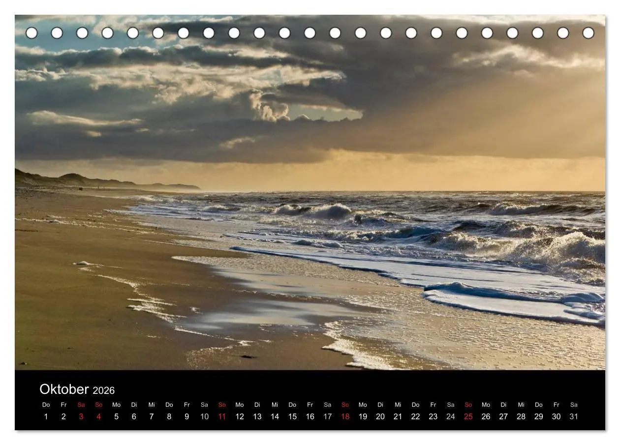 Bild: 9783516196986 | Sylt-Abende - Fotografien von Beate Zoellner (Tischkalender 2026...