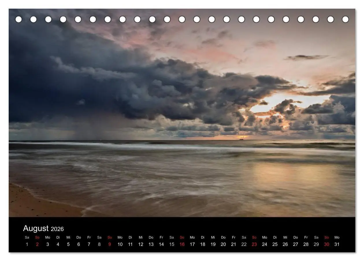 Bild: 9783516196986 | Sylt-Abende - Fotografien von Beate Zoellner (Tischkalender 2026...