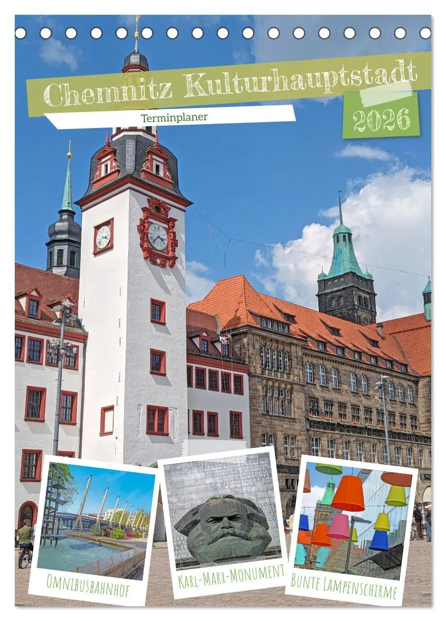 Cover: 9783516266986 | Chemnitz Kulturhauptstadt Terminplaner (Tischkalender 2026 DIN A5...