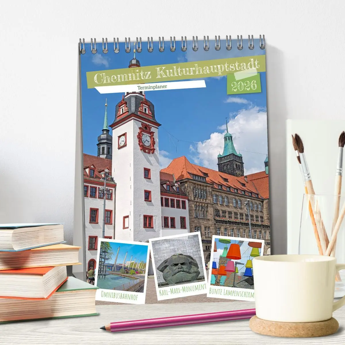 Bild: 9783516266986 | Chemnitz Kulturhauptstadt Terminplaner (Tischkalender 2026 DIN A5...