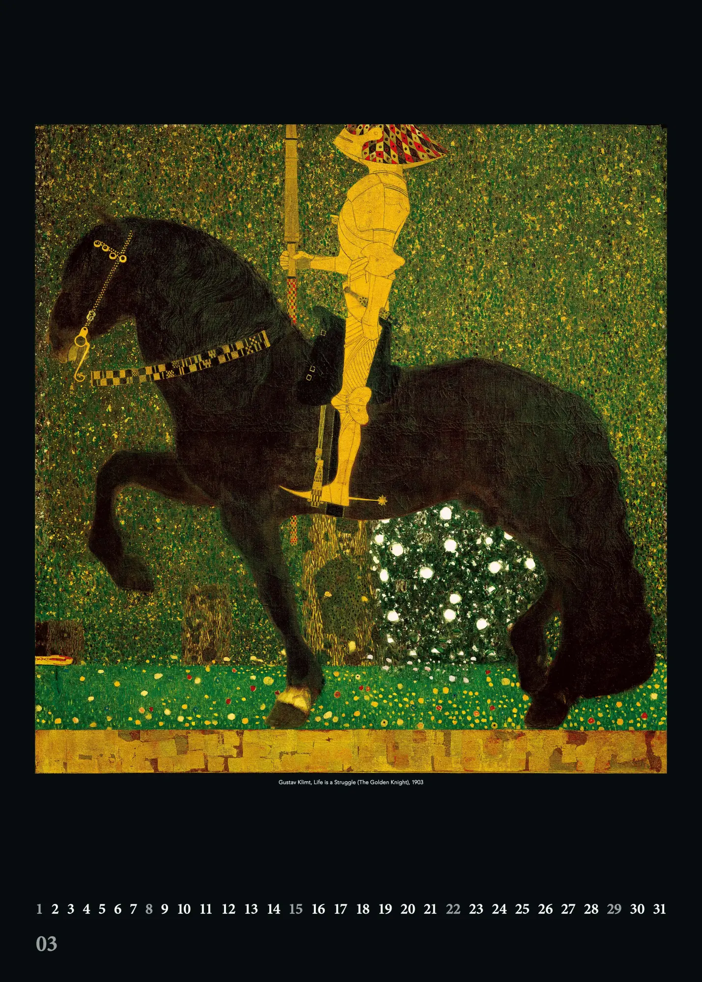 Bild: 4069095007086 | Gustav Klimt 2026 - Kunst-Kalender - Poster-Kalender - 50x70 | 14 S.