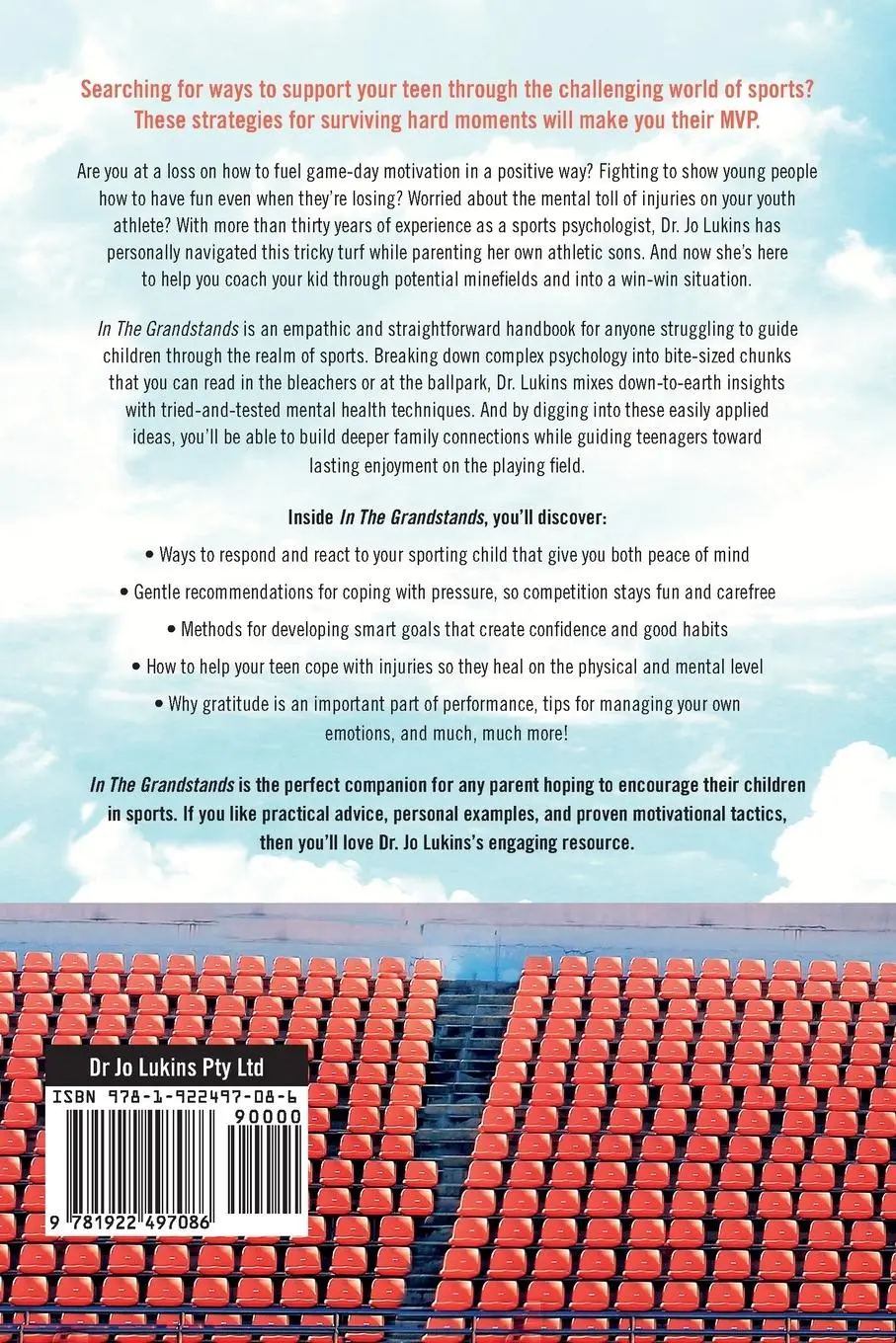 Rückseite: 9781922497086 | In The Grandstands | Jo Lukins | Taschenbuch | Kartoniert / Broschiert