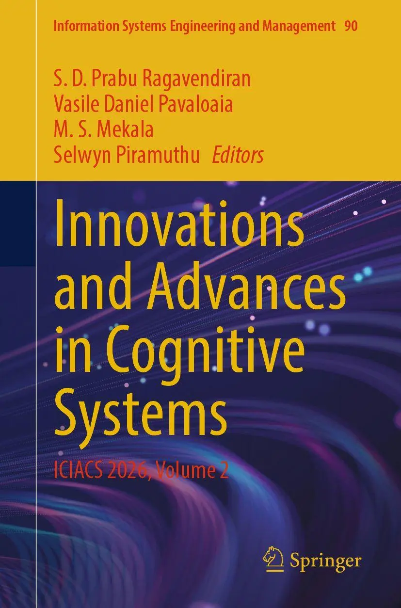 Innovations and Advances in Cognitive Systems