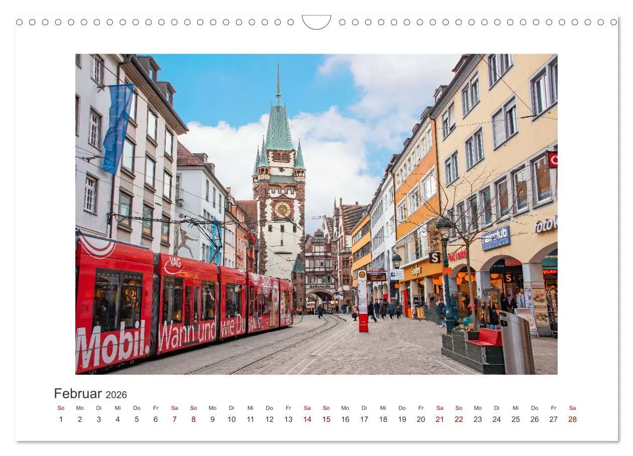Bild: 9783457517086 | Freiburg - Breisgau Metropole (Wandkalender 2026 DIN A3 quer),...