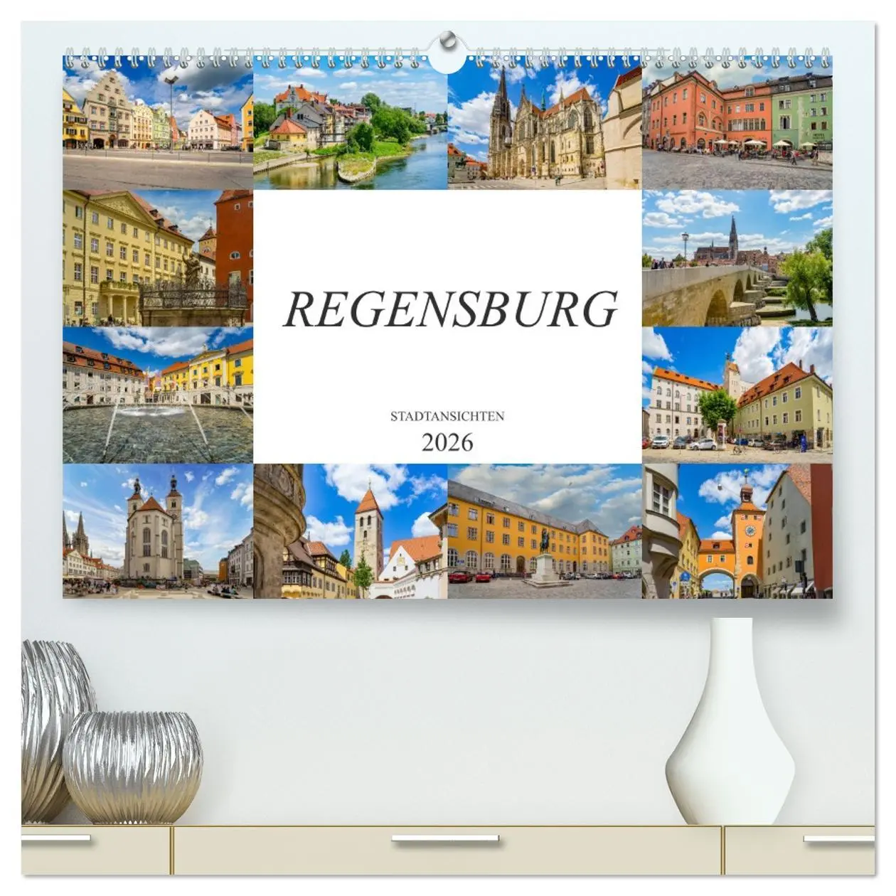 Cover: 9783457687086 | Regensburg Stadtansichten (hochwertiger Premium Wandkalender 2026...