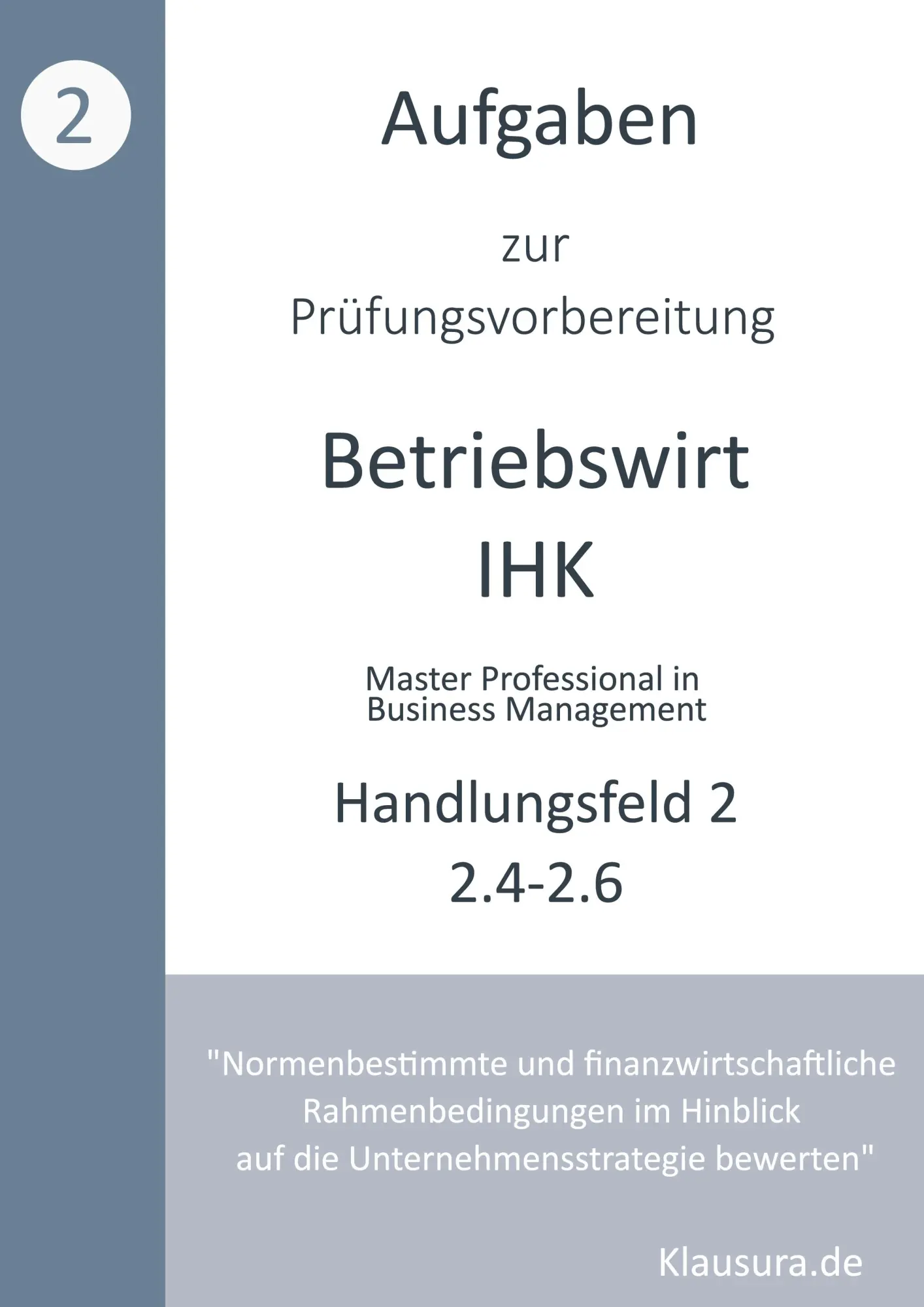 Cover: 9783759707086 | Aufgaben zur Prüfungsvorbereitung geprüfte Betriebswirte IHK | Buch