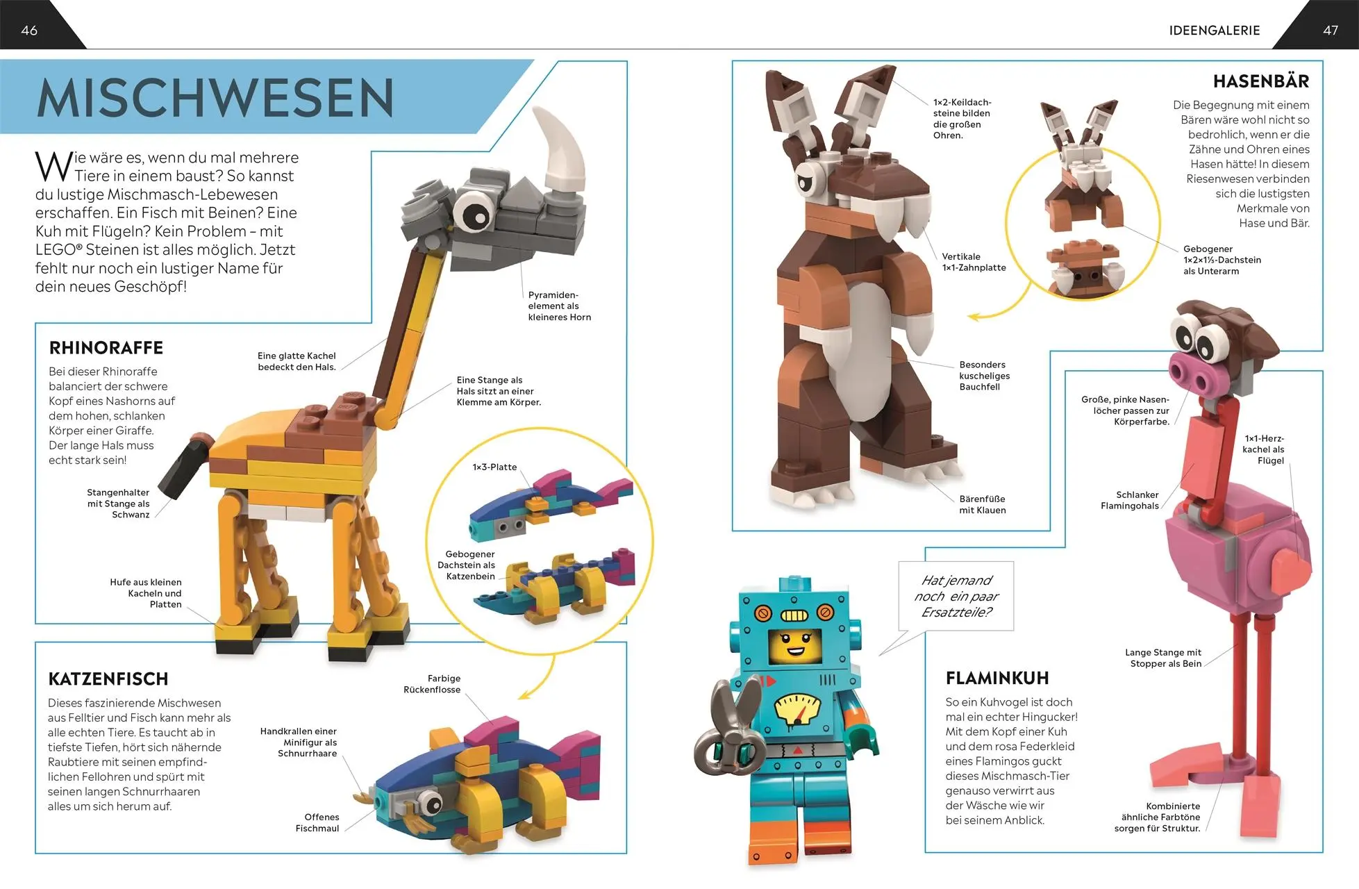 Bild: 9783831047086 | LEGO® Bauideen Tiere | Hannah Dolan | Buch | 96 S. | Deutsch | 2023
