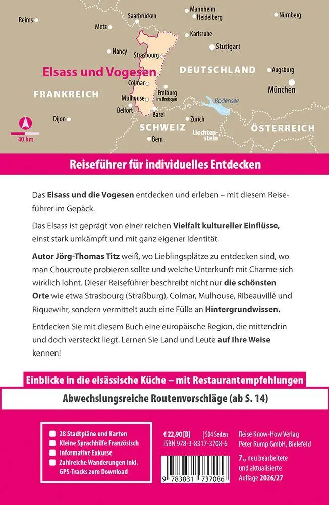 Bild: 9783831737086 | Reise Know-How Reiseführer Elsass und Vogesen | Jörg-Thomas Titz