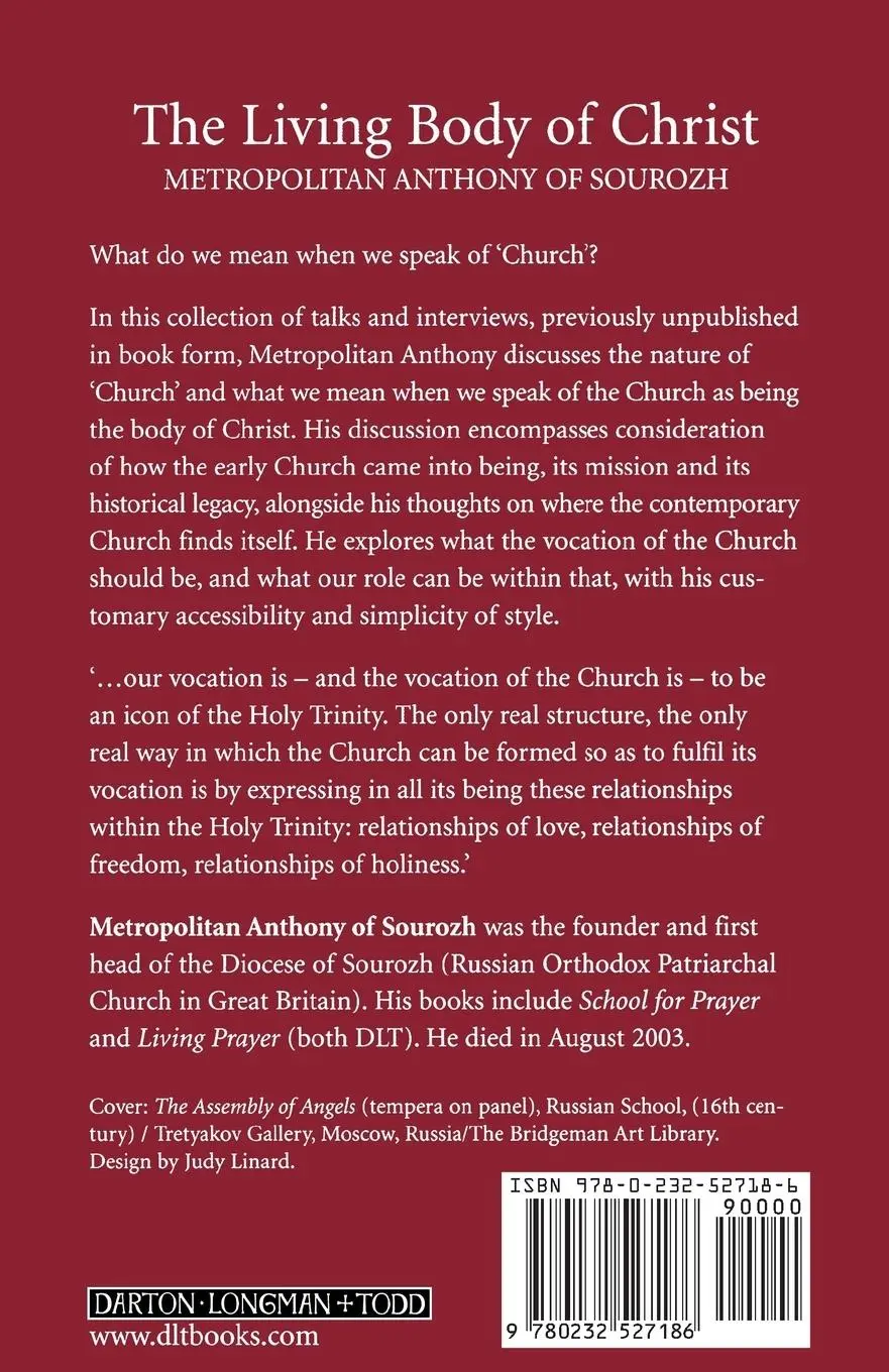Rückseite: 9780232527186 | Living Body of Christ | What We Mean When We Speak of 'Church' | Buch