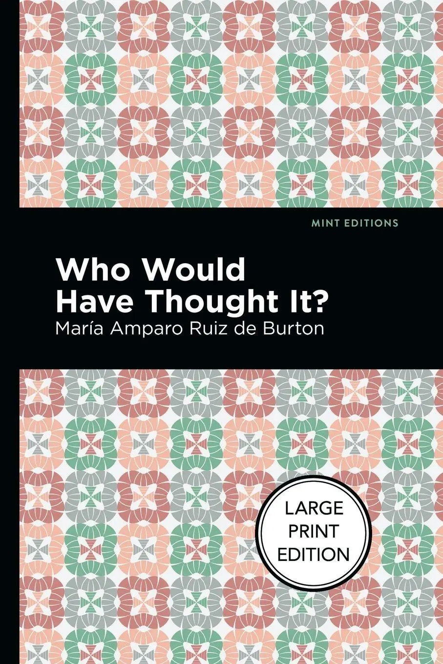 Cover: 9781513137186 | Who Would Have Thought It? | Large Print Edition - A Novel | Burton