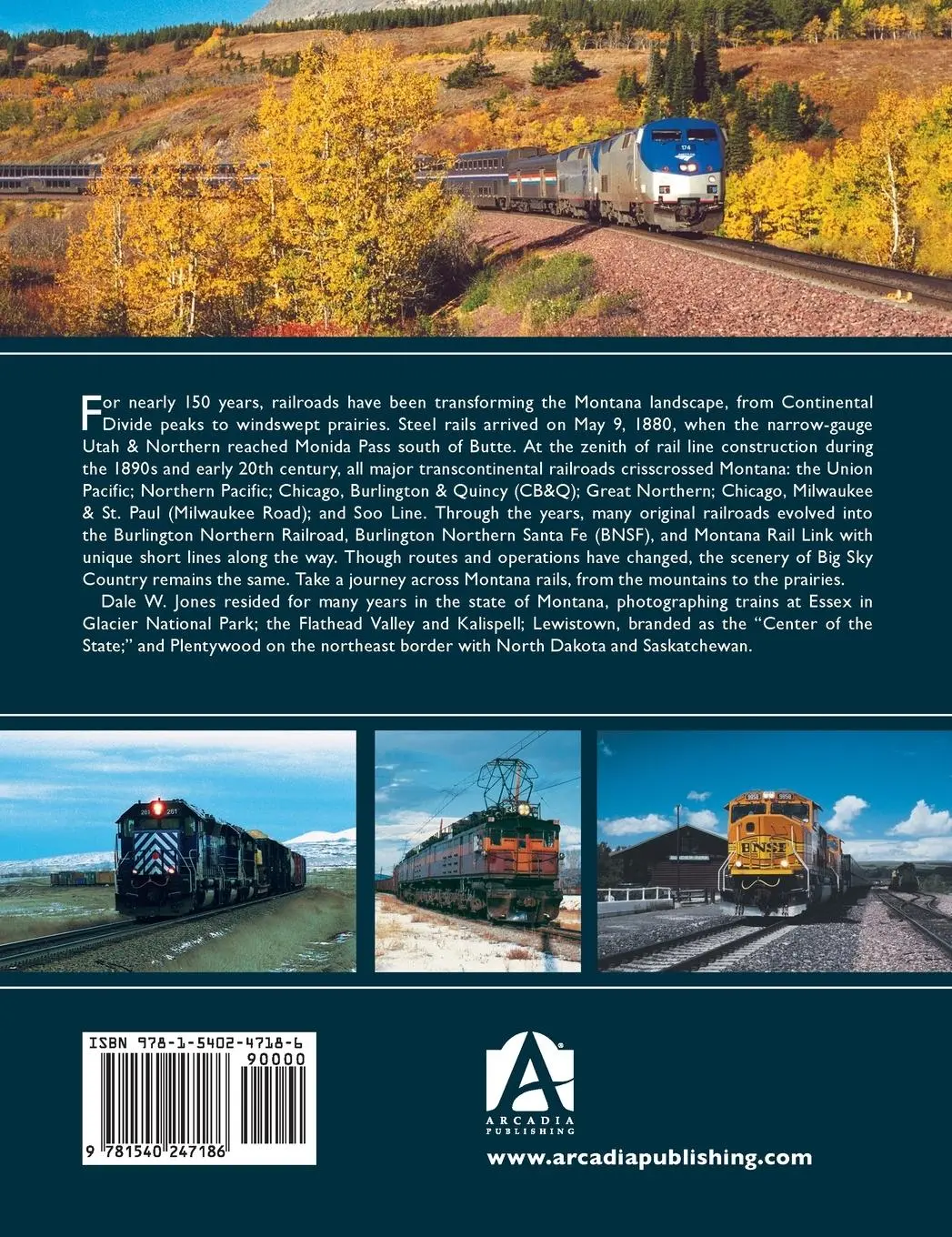 Rückseite: 9781540247186 | Montana Rails | Mountains to Prairies | Dale W Jones | Buch | Gebunden