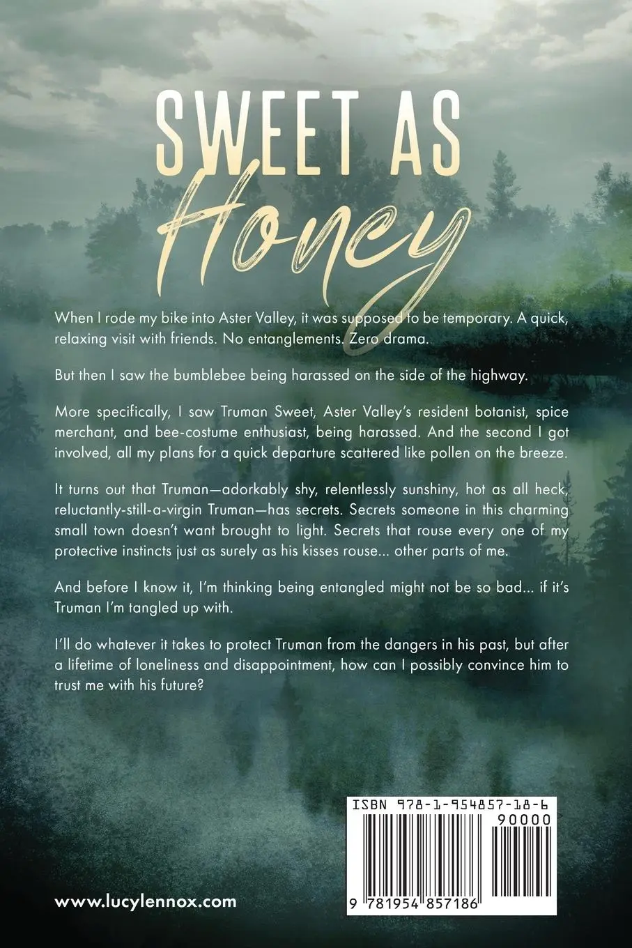 Rückseite: 9781954857186 | Sweet as Honey | An Aster Valley Novel | Lucy Lennox | Taschenbuch