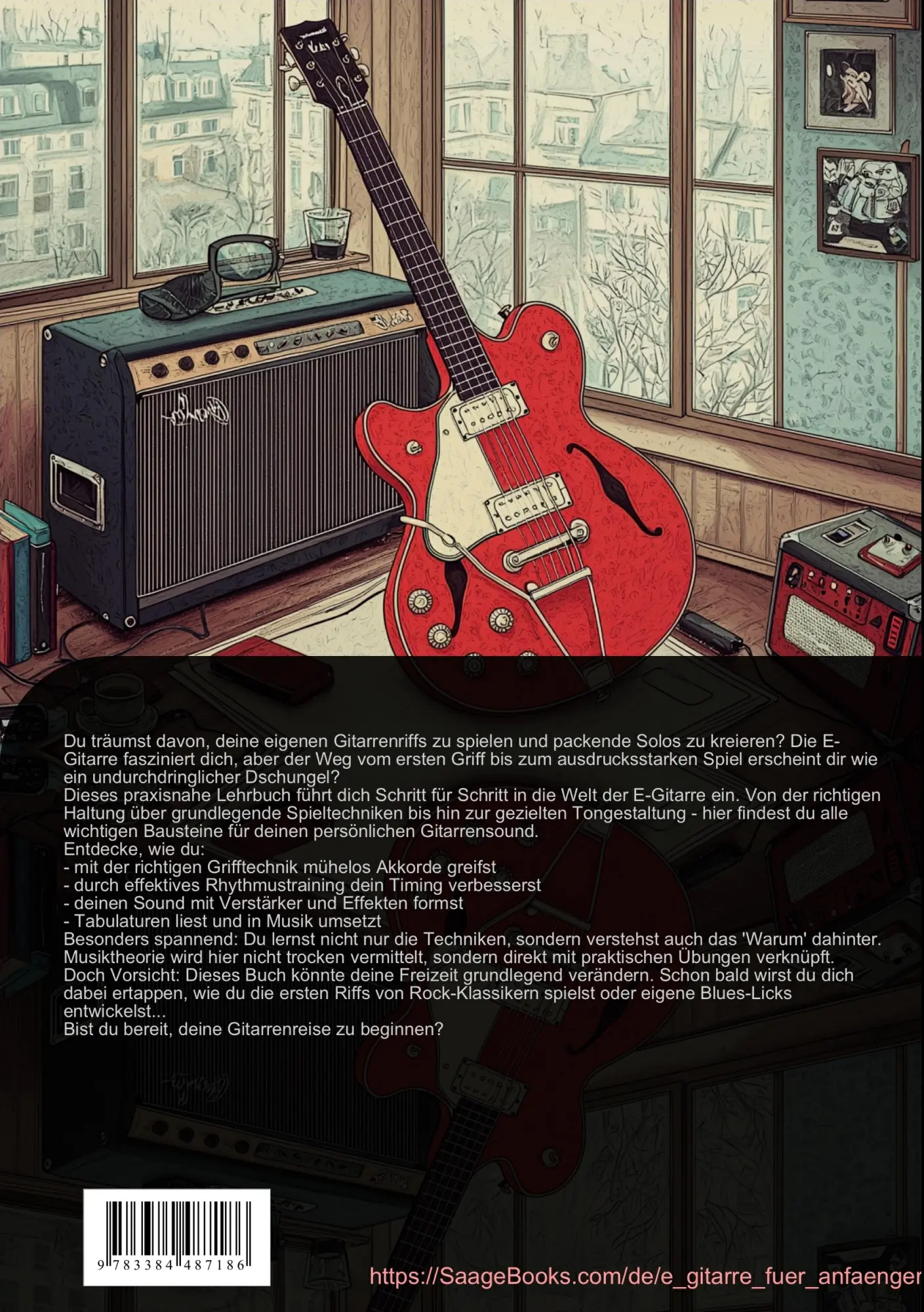 Rückseite: 9783384487186 | E-Gitarre lernen: Der praktische Einstieg für Rock &amp; Blues Anfänger