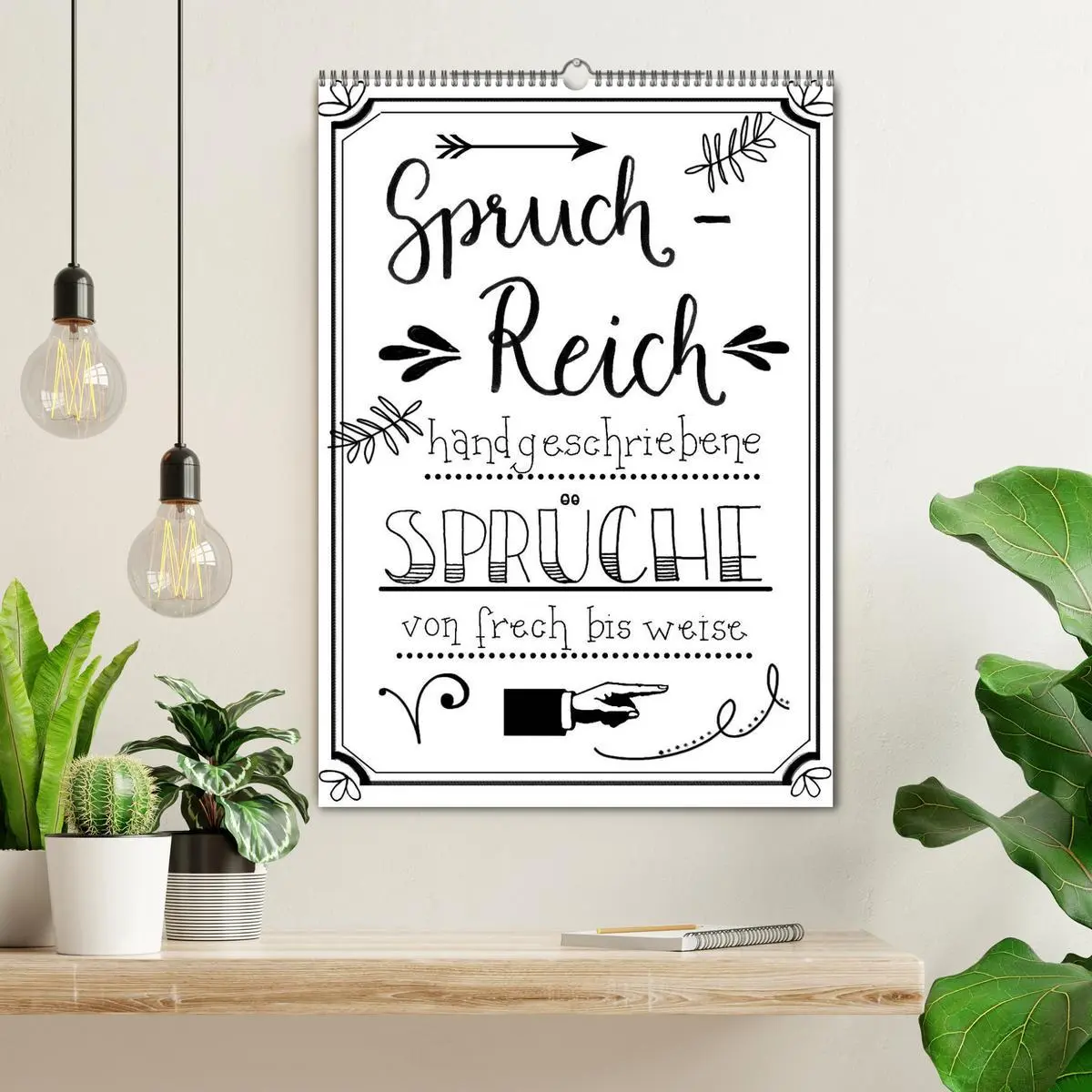 Bild: 9783516387186 | Spruch-Reich-handgeschriebene Sprüche von frech bis weise...