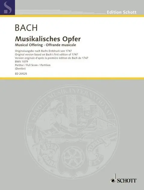 Cover: 9790001157186 | Musikalisches Opfer | Johann Sebastian Bach | Buch | 128 S. | Deutsch