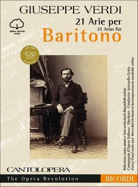 Cover: 9781480397286 | Verdi: 21 Arias for Baritone | Cantolopera Collection | Taschenbuch