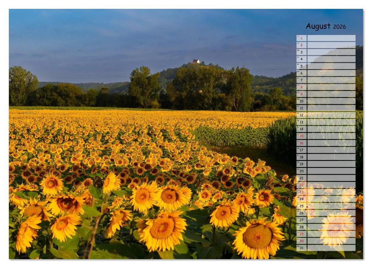 Bild: 9783457807286 | Rund um die Wurmlinger Kapelle (Wandkalender 2026 DIN A3 quer),...