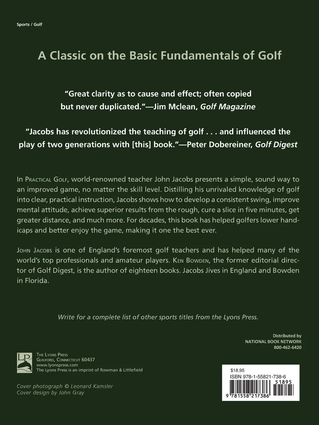 Rückseite: 9781558217386 | Practical Golf | John Jacobs (u. a.) | Taschenbuch | Englisch | 1998